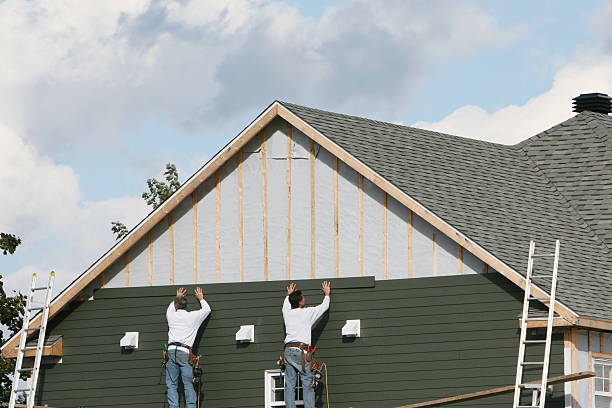 Professional Siding Contractor technician working in Clayton, IN